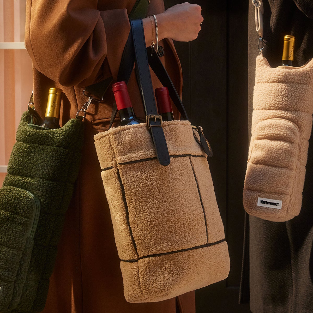 Wine Enthusiast Wine Tote - Thumbnail 3
