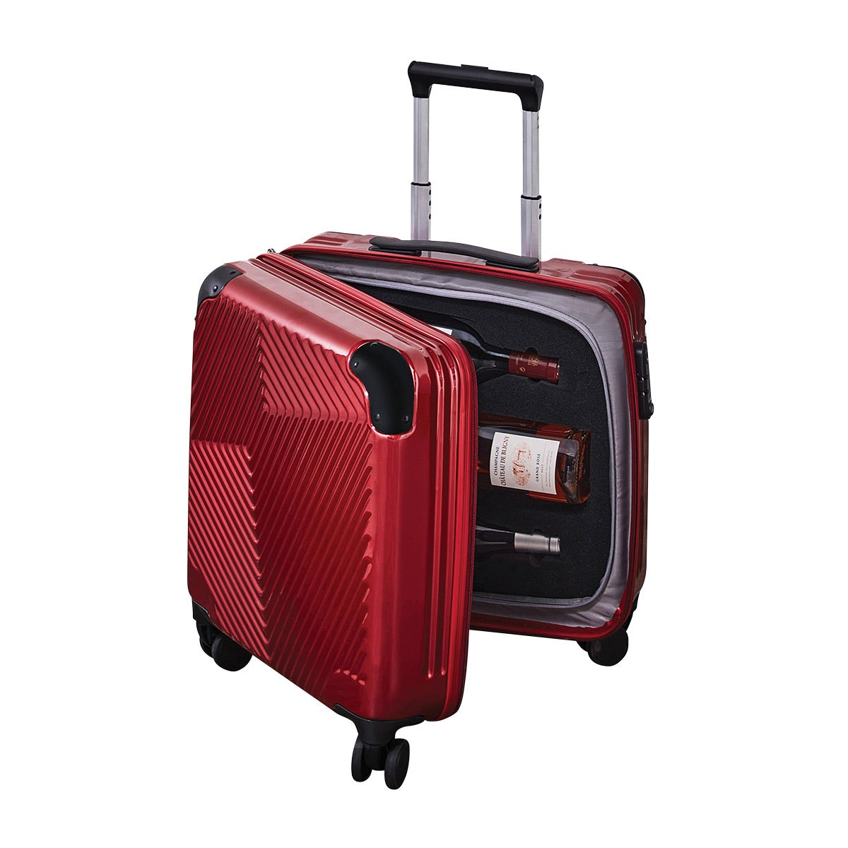 尺八ケース ワインレッド　18 多数本 Wine Enthusiast TSA-Approved 6-Bottle Wine Suitcase | The