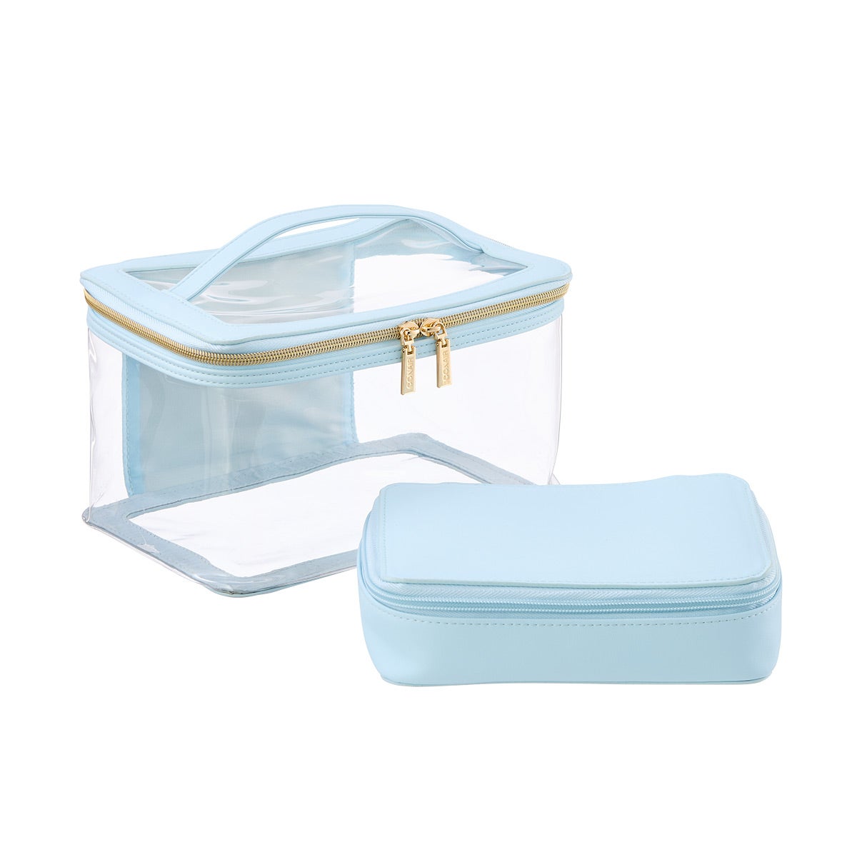conair travel toiletry bag toiletries Double-Zip Bag, Travel Makeup Organizer, 2 Zippered Compartments, Easy to Clean, 1 Count, Sage Green : Beauty & Personal Care The golden zipper adds a touch of elegance Conair Toiletry Bag, Navy PVC
