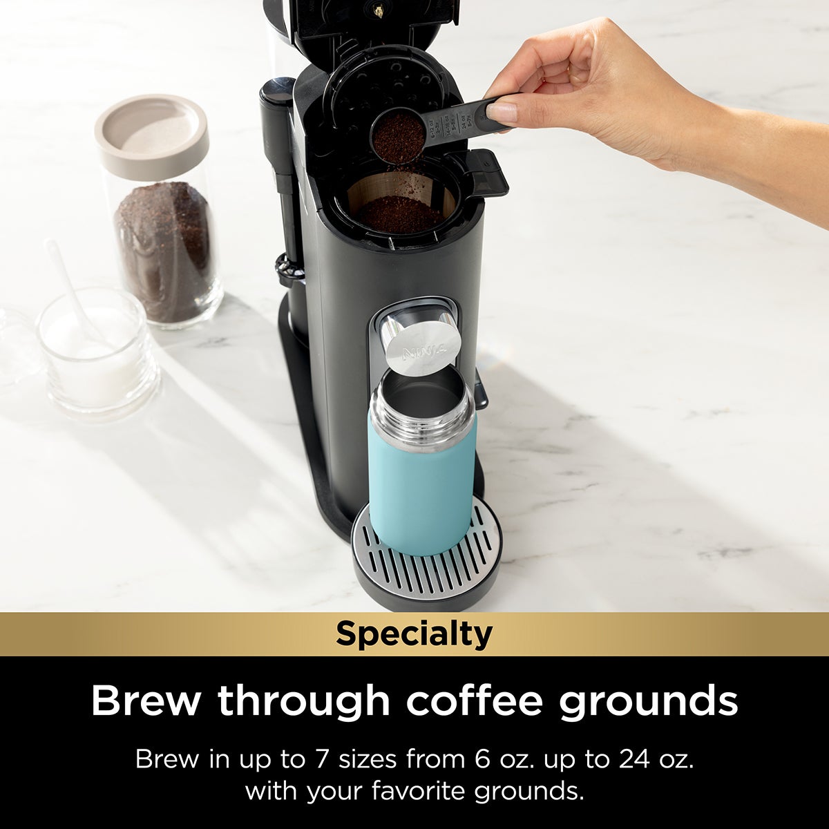 Ninja Single Serve Pods Grounds Coffee Maker | The Container Store
