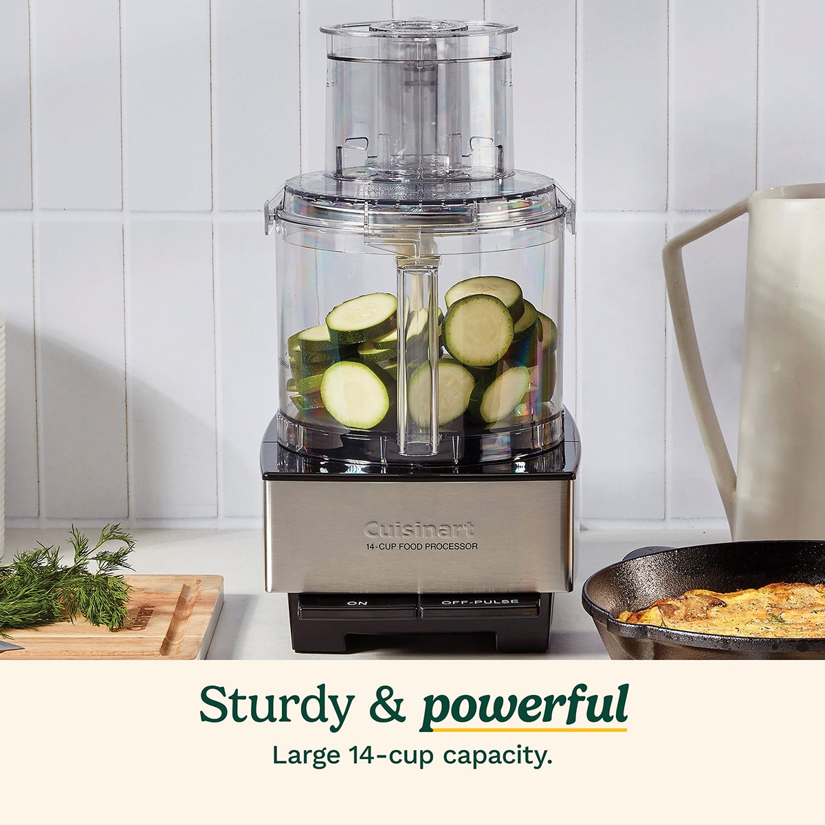 Cuisinart 14 Cup Custom Food Processor | The Container Store