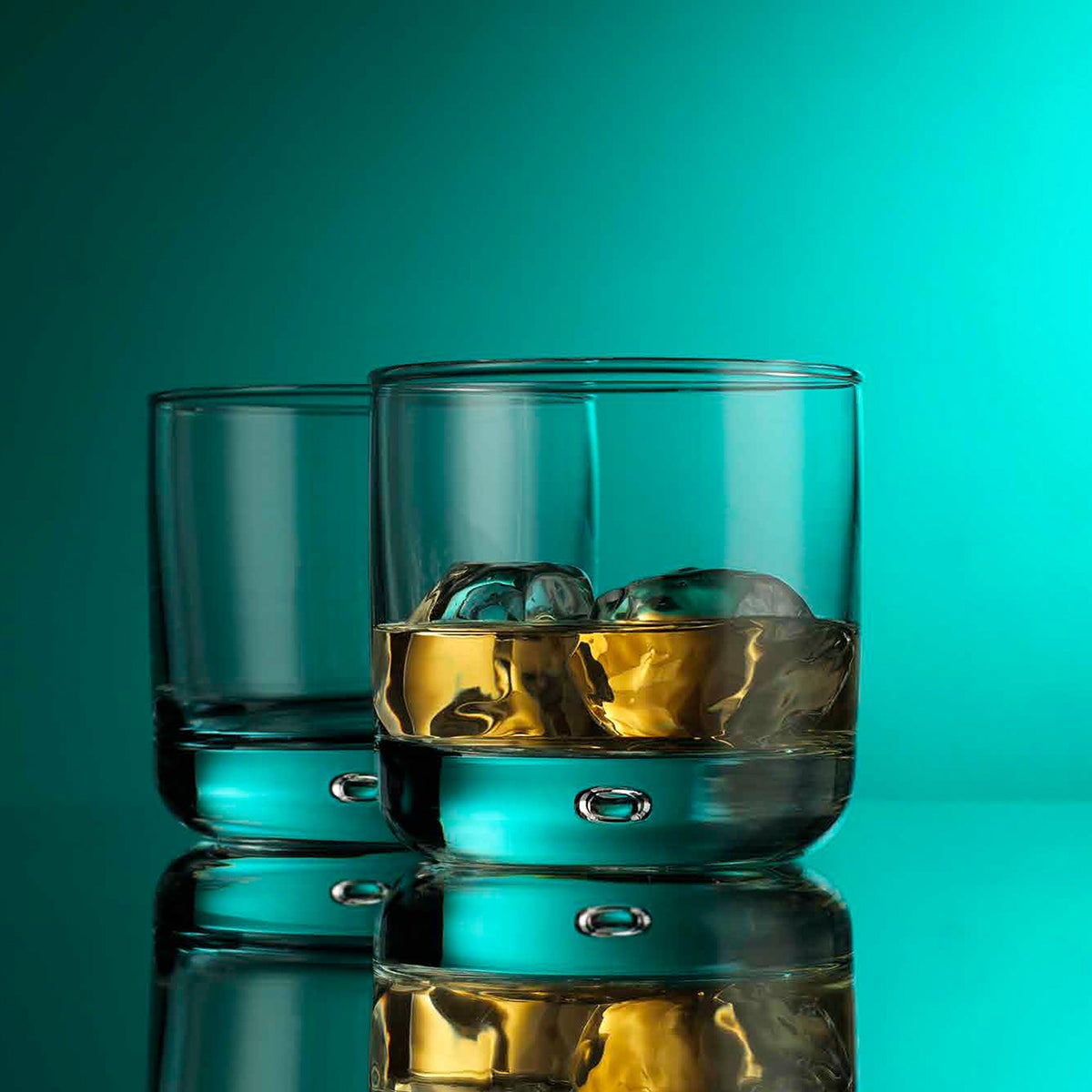 13.5 oz. Epic Bubble Double Old Fashioned Glass Clear Set of 4