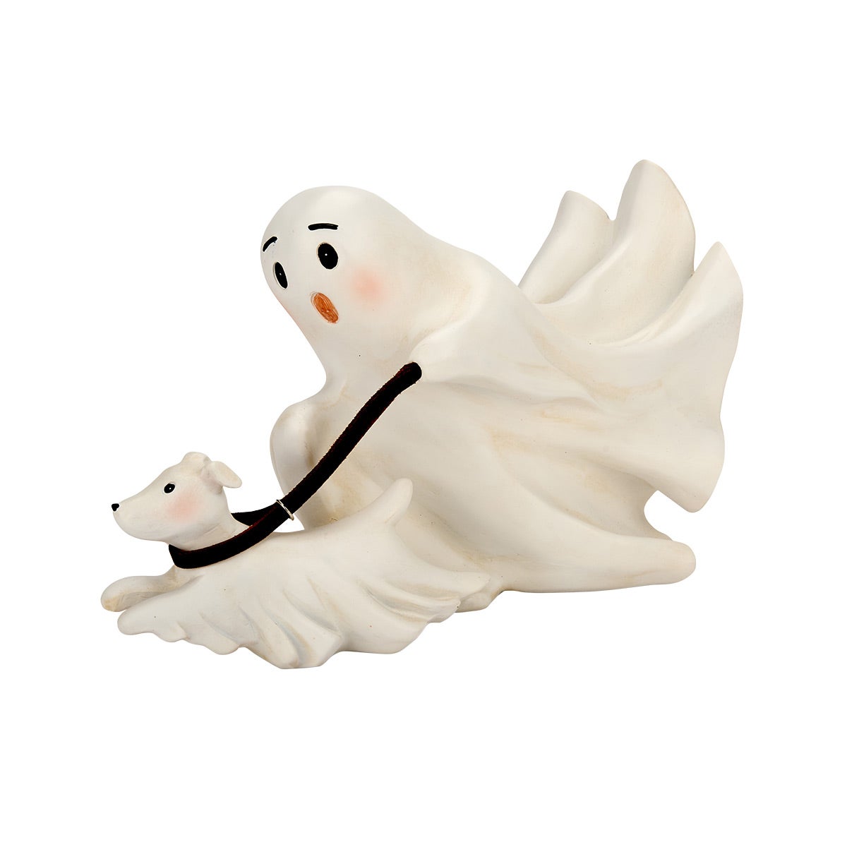 Ghost with Running Dog Figurine | The Container Store