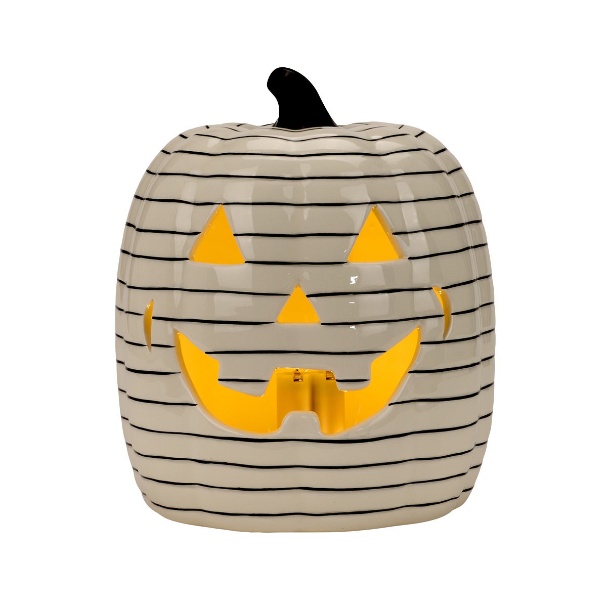 Striped LED Jack-O'-Lanterns | The Container Store