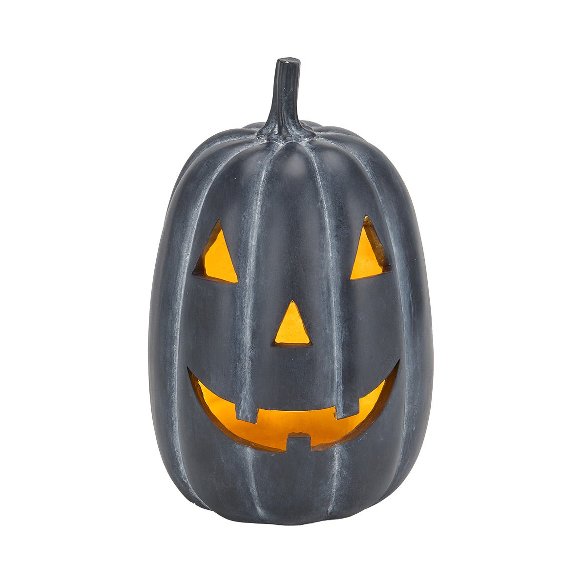 Black LED Jack O Lantern Statue | The Container Store