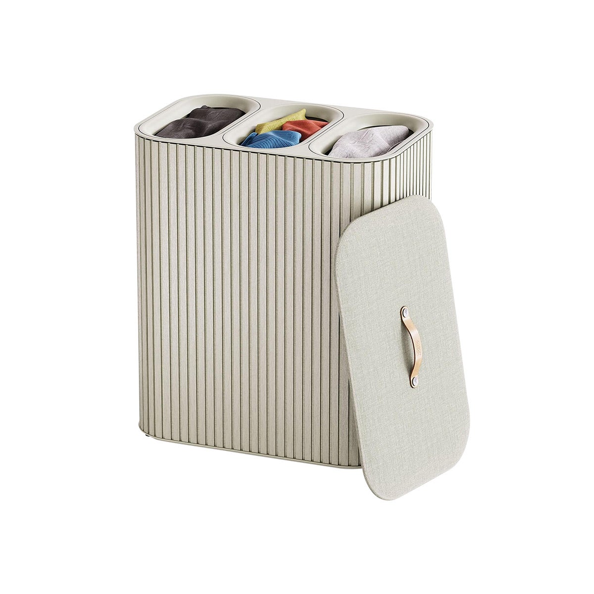 Joseph Joseph Tota Trio Luxe 90-Liter Bamboo Laundry Separation