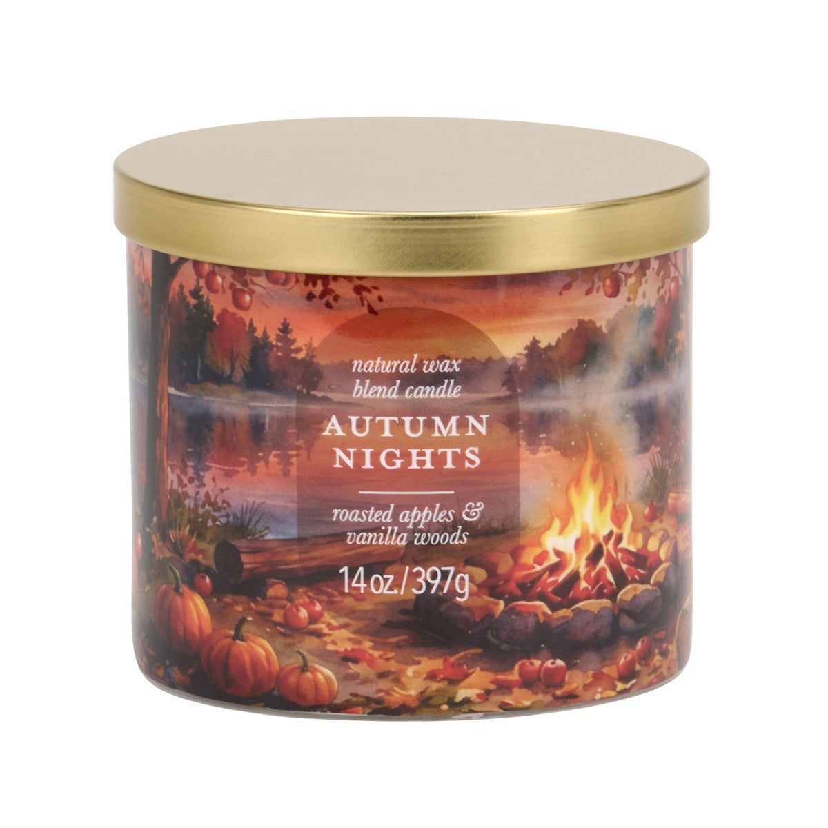 14OZ Autumn Candle Jar | The Container Store