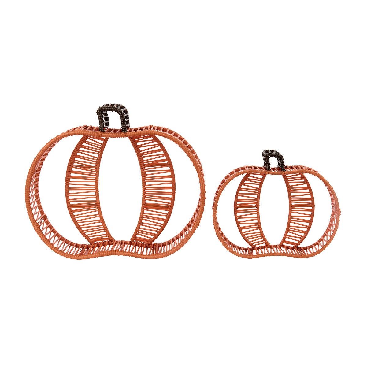 pumpkin077　8セット Woven Pumpkin Set of 2 | The Container Store