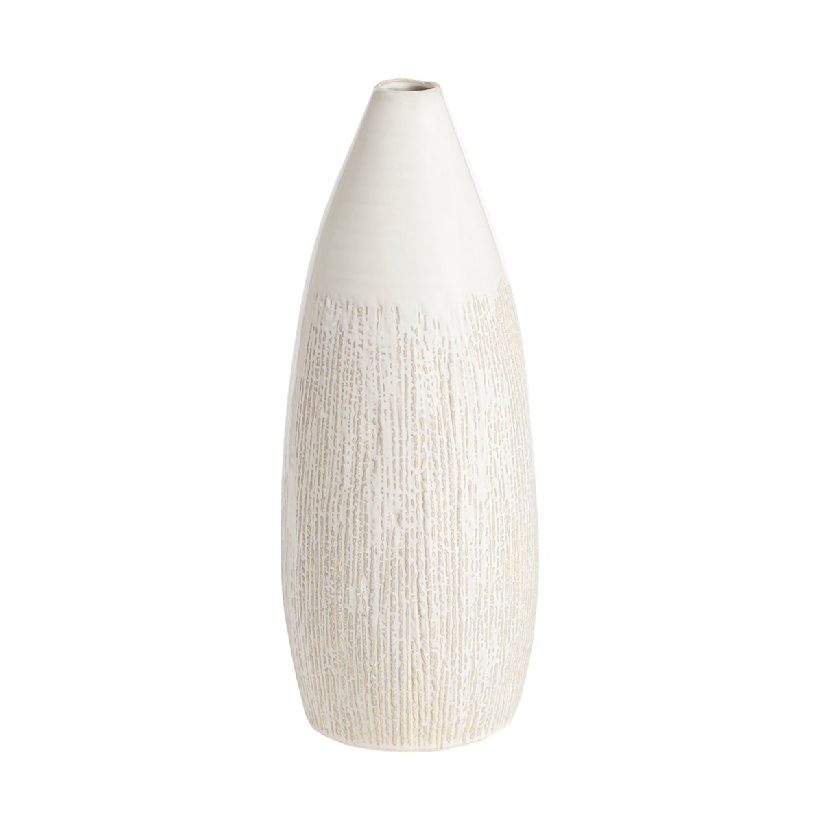 Cream Ceramic Luca Vase