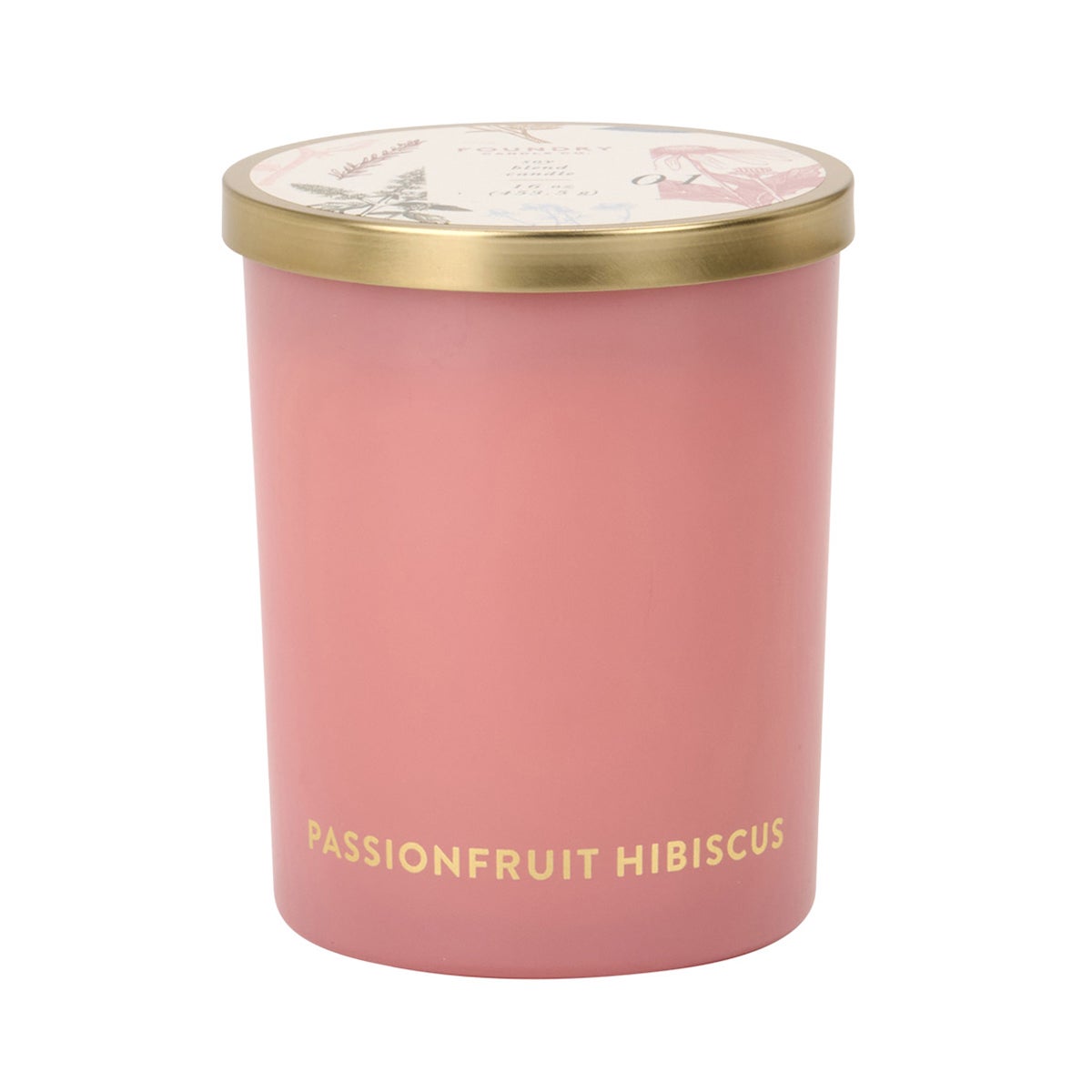 Passionfruit Hibiscus 2-Wick 16oz Jar Candle | The Container Store