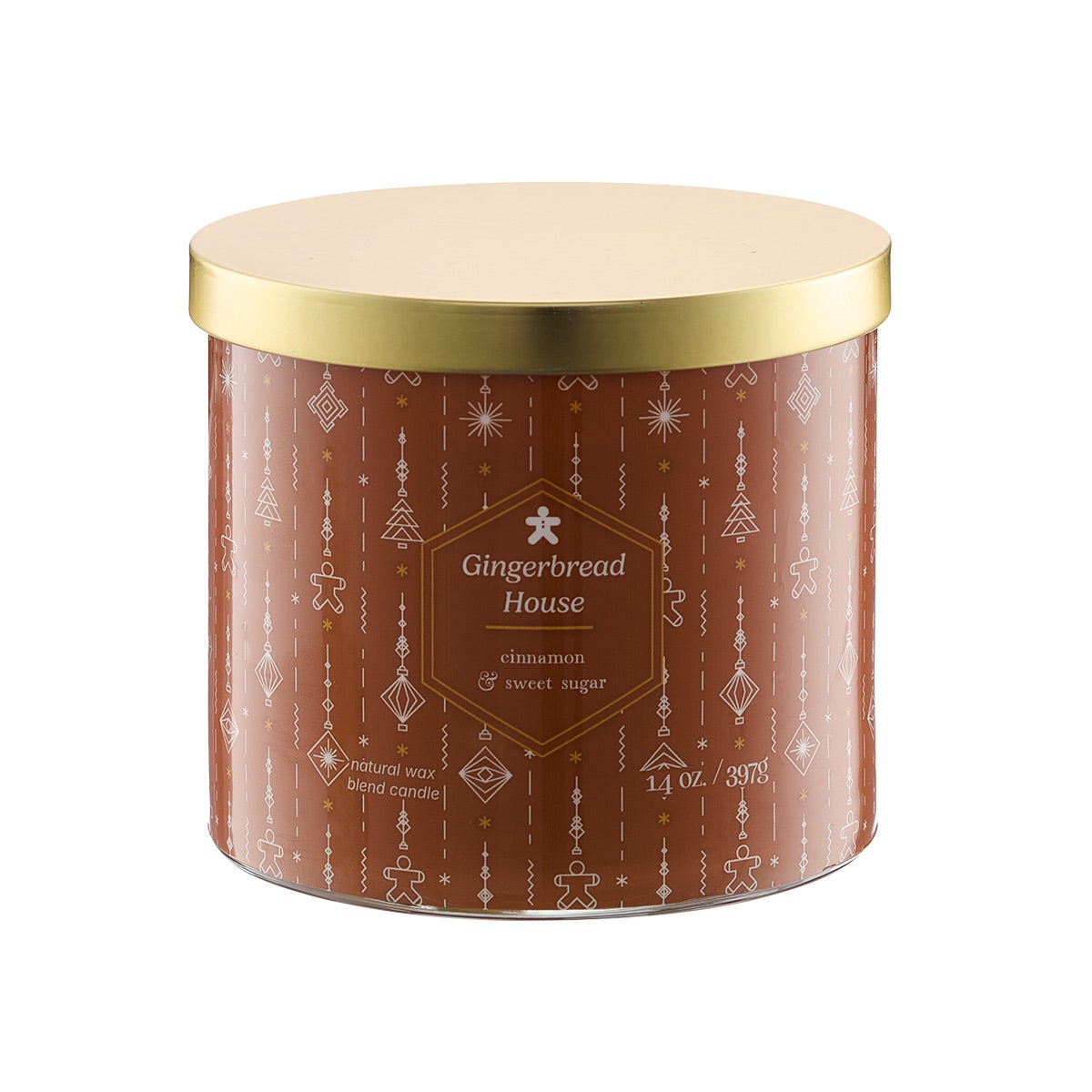 Gingerbread House 14oz Candle Jar | The Container Store