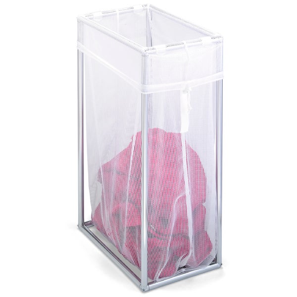 Chrome Laundry Bag Stand The Container Store