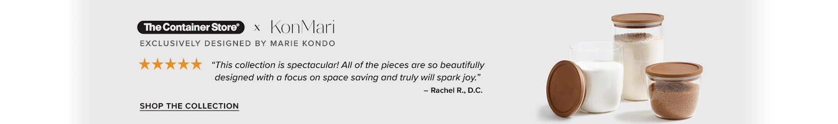 The Container Store x KonMari Collection