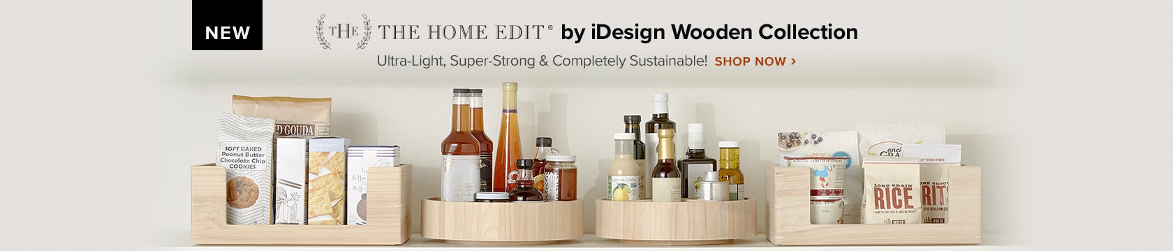The Home Edit by iDesign Wooden Collection