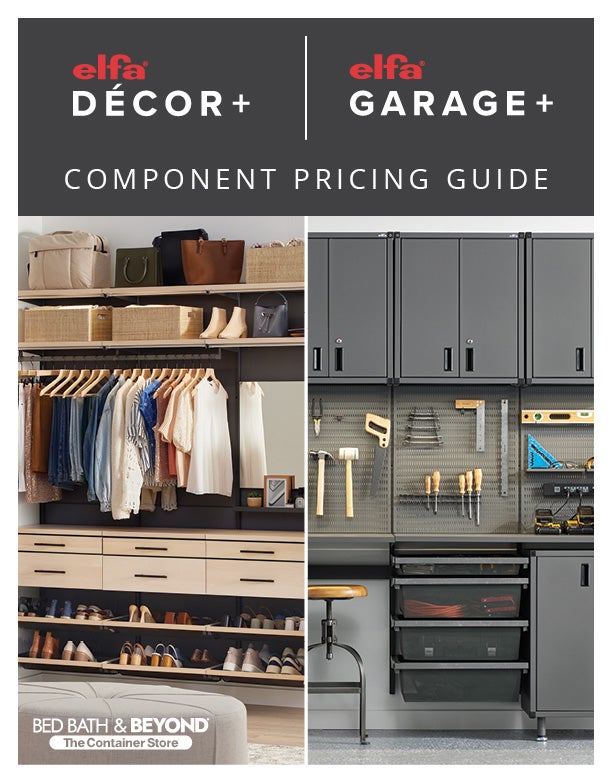 Elfa Decor+ and Garage+ 