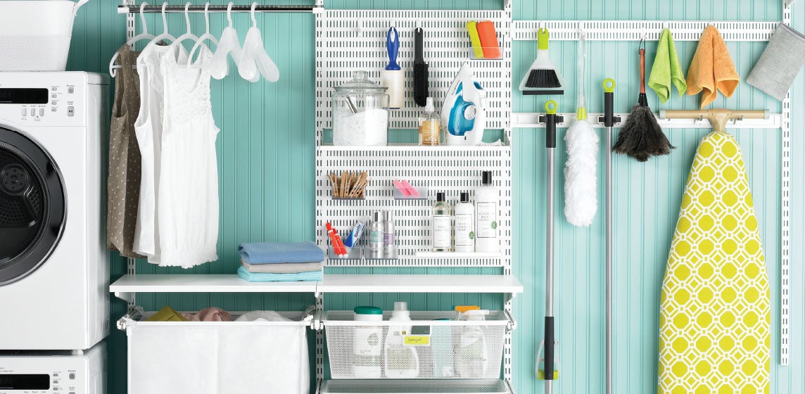 Laundry Room Shelving - Ideas for Laundry Shelving & Laundry Closet Designs