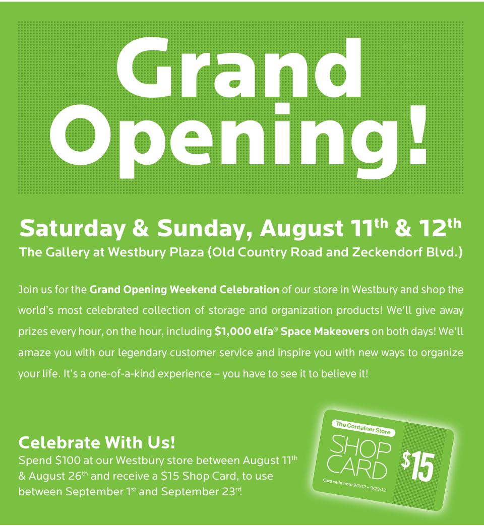 GRAND OPENING!