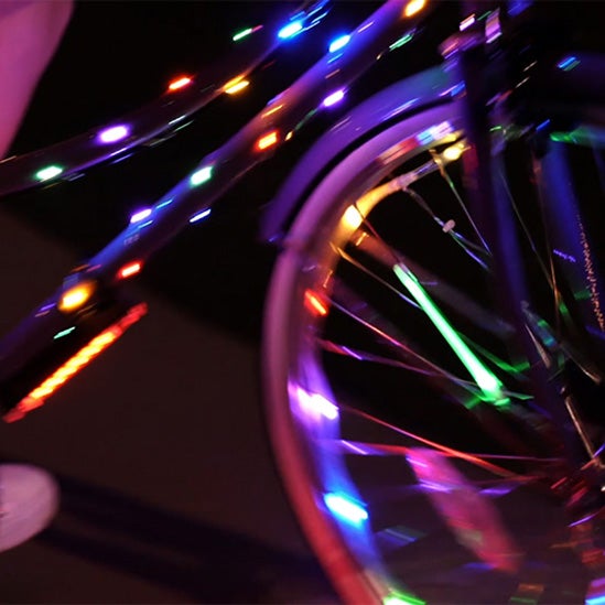 Rainbow 6' Cosmic Brightz Bike Lights The Container Store