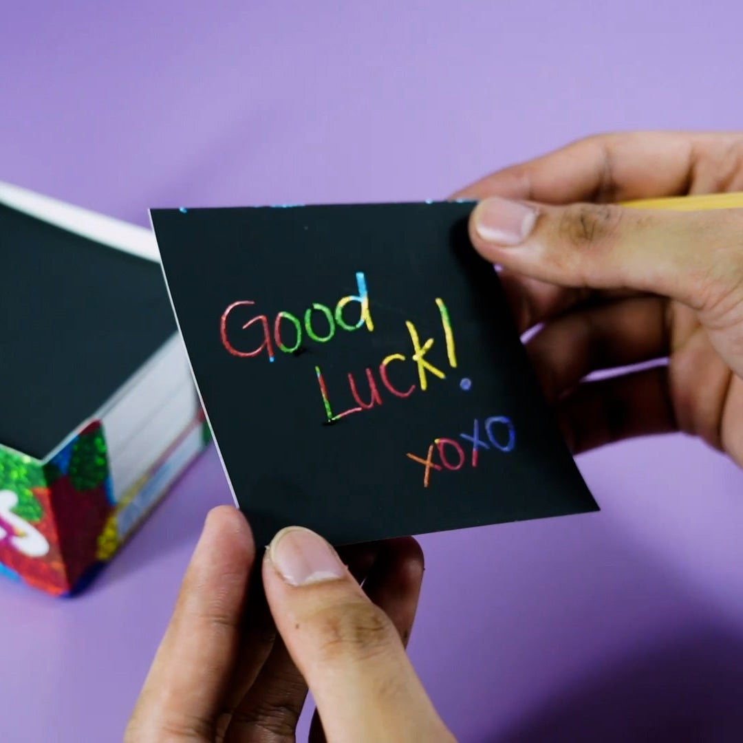 150 Rainbow Scratch Notes | The Container Store