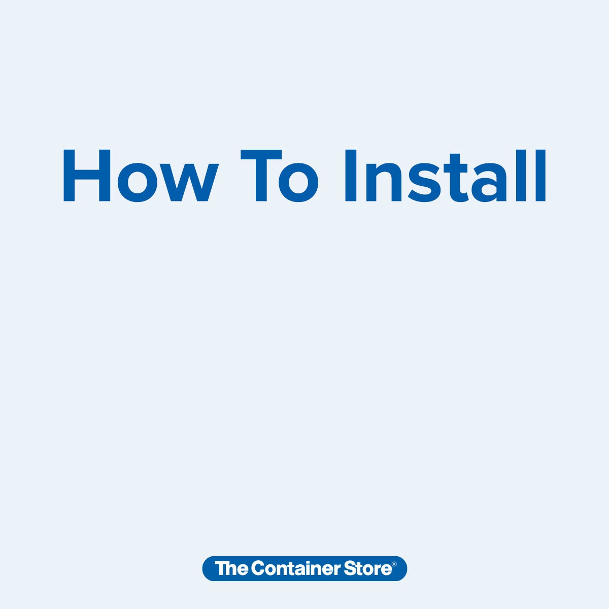 White Elfa Top Track Cover The Container Store