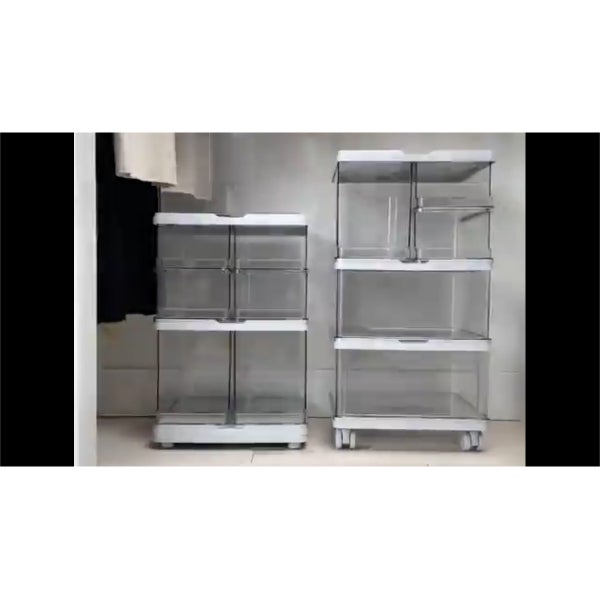iDesign Manhattan Clear Drawer Organizer