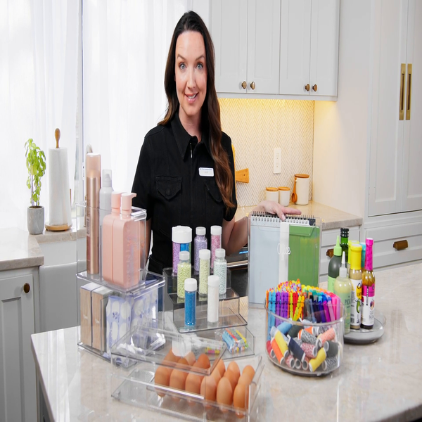 Cabinet-Depth Pantry Bins with Divider
