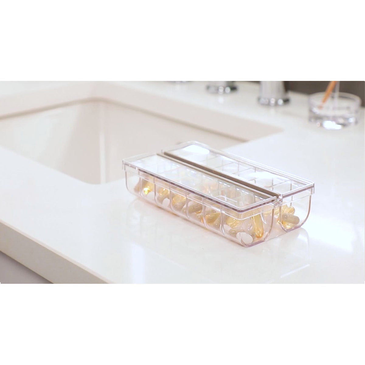 The Home Edit Pill Organizer with Labels | The Container Store