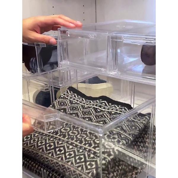 The Container Store Clearline Small Shoe Drawer Clear, 7 x 13 x 4 H
