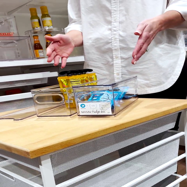 The Home Edit Narrow Fridge Bin